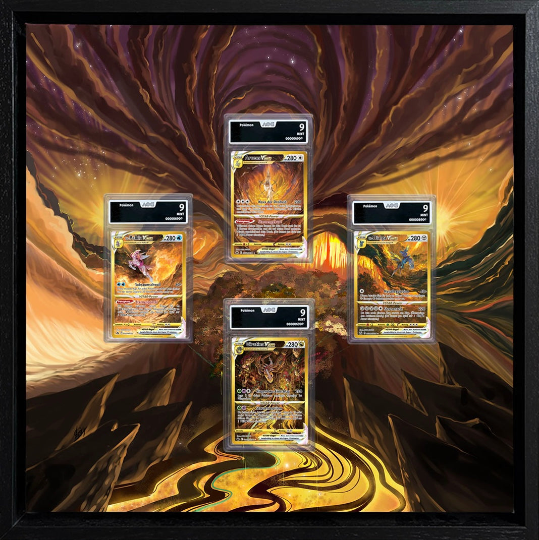 The Golden Awakening (Arceus, Palkia, Dialga, Giratina) Shainy Art The Golden Awakening (Arceus, Palkia, Dialga, Giratina) Shainy Art