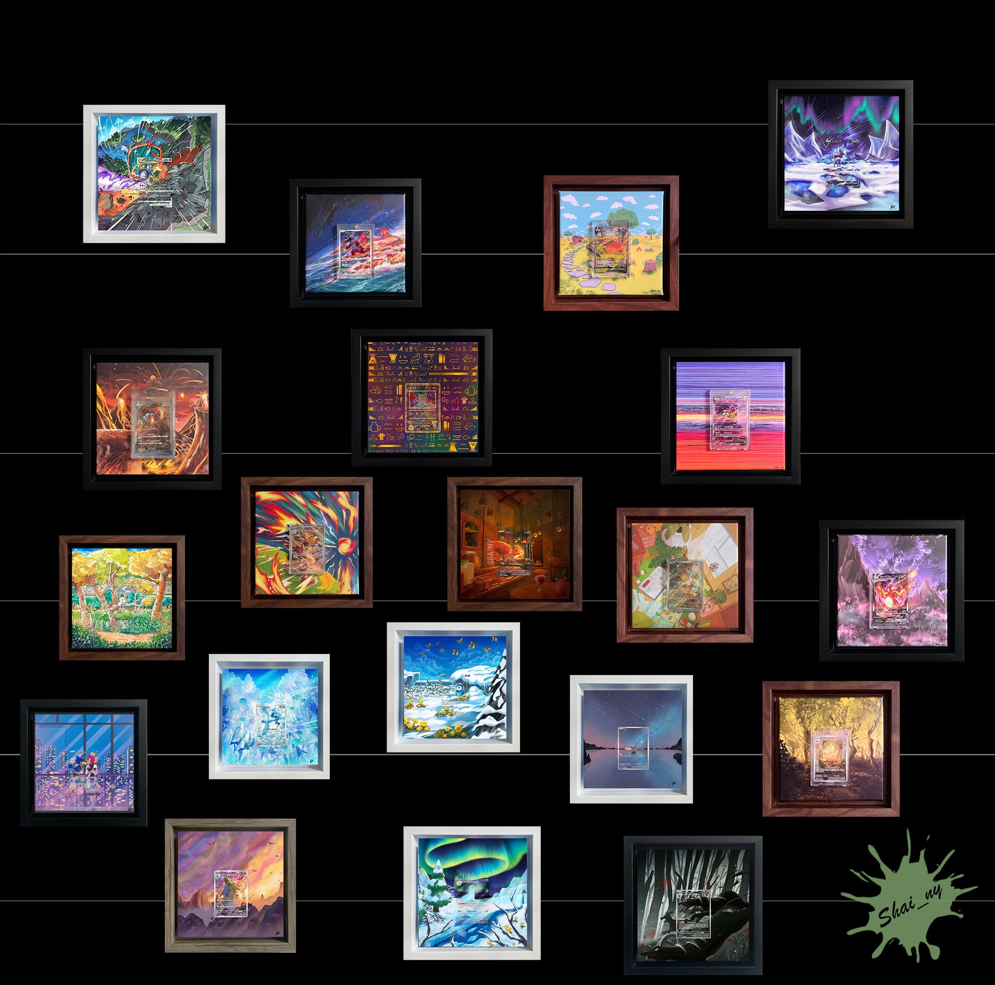 1x Blind Art Frame Box